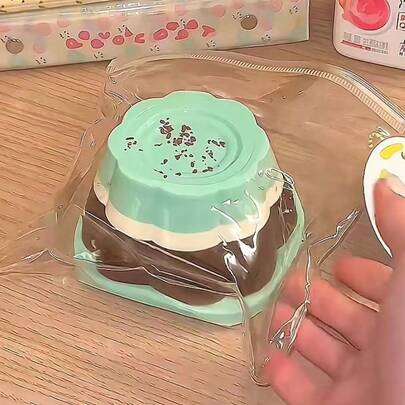 1pc Creative Simulated Mint Cream Chocolate Pudding Squeeze Toy, Soft And Squishy, Stress Relief And Anxiety Reduction Tool For Teenagers And Office Workers