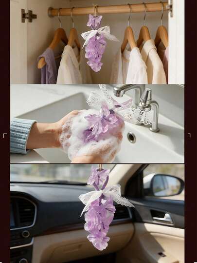 Fragrance Diffuser, Transparent Crystal Butterfly Lasting Aroma Diffuser, Suitable For Handwashing, Women's Fans Gift, Home Decor Dried Flowers, Gift For Handwashing, Gifting, Wardrobe Fragrance, Car Fragrance. Suitable For Wedding Favors, Parties, Gifts, Bathroom Fragrance, Mother's Day Gift, Transparent Crystal Butterfly Lasting Aroma Diffuser