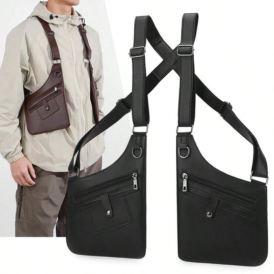 Multi-Functional Vest Bag, Men's Backpack, Hidden Underarm Anti-Theft Outdoor Backpack