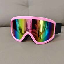 1pc Adult Outdoor Sports Ski Goggles, Motorcycle Riding Glasses, Snowmobile Eyewear - Multicolor - View 14