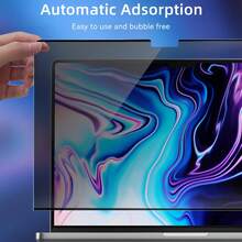 1pc Magnetic Privacy Screen Filter, Suitable For Air13/Air13.6/Pro13inch/Pro14inch, Removable And Reusable, Easy Installation. Suitable For Easter Day, Spring, Summer - View 5