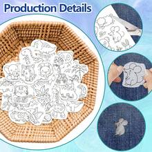 Cartoon Animal Water-Soluble Stabilizer Stick And Self-Adhesive Washable Embroidery Pattern Stabilizer, Suitable For Embroidery, Bags And Clothing DIY Handmade Crafts - A226 - View 6