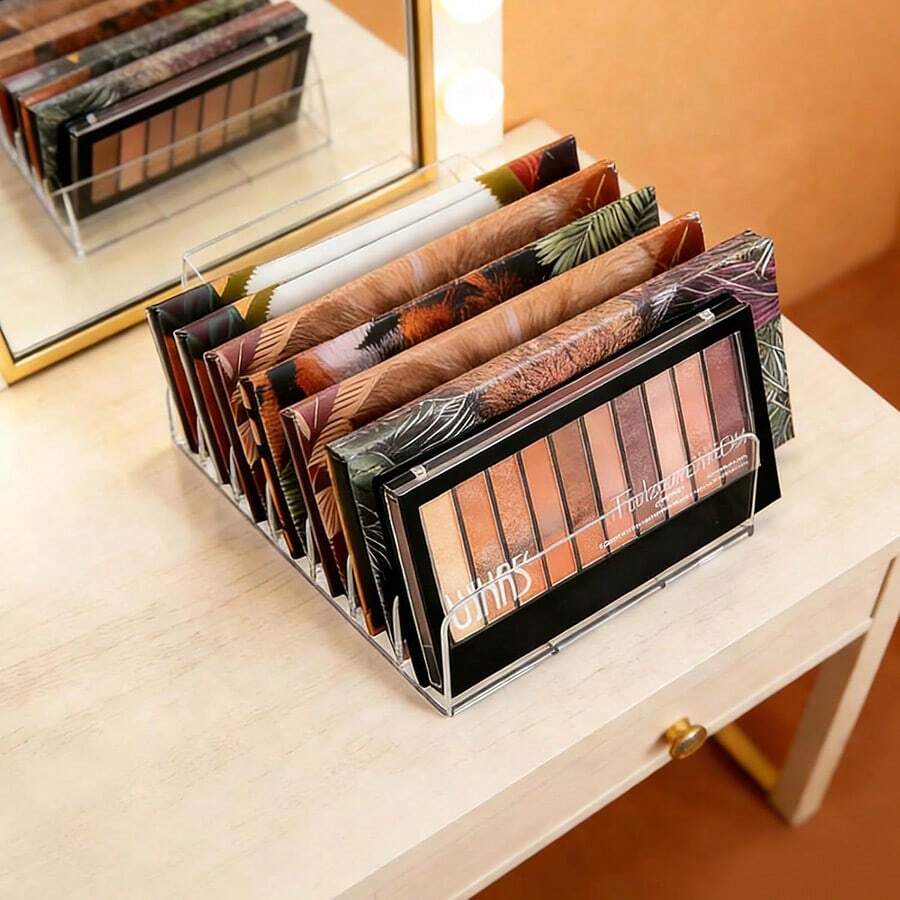 2 Packs Acrylic CD Storage Racks. These CD Display Racks Hold Up To 14 Standard CD Cases And Are Suitable For Media Organization, Home Decor, Back-To-School Classroom Decoration, And School Supplies.