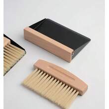 迷你桌面清洁套装 - 扫帚和簸箕组合，尼龙刷毛，高效清扫桌面、汽车和宠物毛发 - A - 查看 11