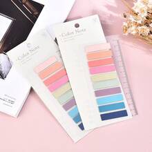 1 Pack Of 200 PET Sticky Notes, Index Tabs, Transparent Writable Labels, Student Office Supplies, Organizational Stationery - A - View 11