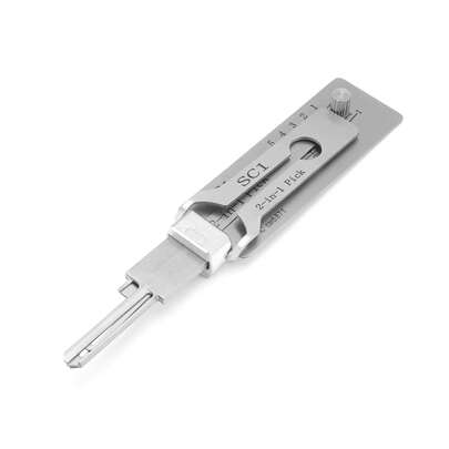 Bộ dụng cụ mở khóa chuyên nghiệp 5 chân Huayu Tools SC1 chất lượng cao, phù hợp với khóa cửa Schlage, vật tư cho thợ khóa.