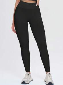 Yefecy Quần legging nữ cạp cao dáng chữ Y - Mềm mại và không xuyên thấu, giúp thon gọn và định hình vóc dáng, kiểm soát vùng bụng và nâng mông, vượt qua bài kiểm tra ngồi xổm sâu, phù hợp cho chạy bộ, đạp xe, yoga, pickleball và các môn thể thao khác cũng như trang phục thường ngày. - màu đen - Xem 3