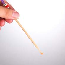 Bamboo Ear Pick Earwax Remover Tool Set 10pcs Ear Cleaner Curette Spoon For Adults And Kids Hanging Hygienic - 1 - View 3