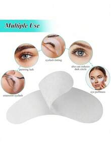 200 Pairs Pink Eyelash Extension Pads, Eyelash Extension Isolation Eye Patches, Eyelash Extension Protective Eye Pads, Suitable For Home, Travel, Eyelash Salon And Other Professional Eyelash Tools - Pink - View 3