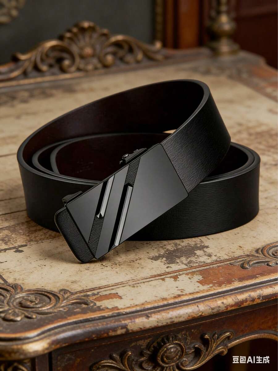 1pc Men's Belt, Fashionable & Versatile Black/Leisure & Business Gold/Youth & Middle-Aged Silver Belt, Suitable Daily Life, As A Boyfriends And Elders Summer, School Fall, Autumn, Halloween Autumn-Winter Accessories,Suitable Teens, Youth,Men,Casual, Outdoor, Athletic, Vacation, Graduation Gifts, Birthday, Daily Wear - 彩色 - 查看 1