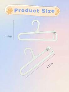 For Labubu 1-12pcs Multifunctional Plastic BJD Drying Rack For 15-17cm Doll Clothes, Adjustable Clothes Storage Hanger, White Shoe Rack, Accessory Display With Non-Slip Base And Kitchen Water Filter Function - Multicolor - View 9