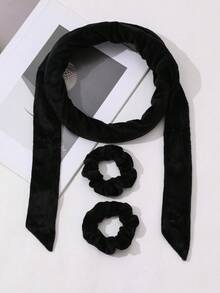 一套女士免加热海绵卷发器 - 黑色 - 查看 2