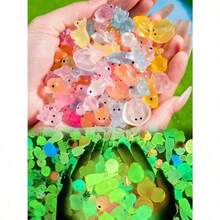 5/10/30/50/100pcs Glow-In-The-Dark Resin Animals, Realistic Mini Luminous Small Animal Resin Products, DIY Cartoon Toys Micro Landscape Decor, Surprise Gift Pack, Suitable For Dollhouse Crafting, Pranks, Gardening Decor, Miniature Sculpture, Toys, Mini Figurines, Turtles, Resin Animals, Mini Toys - 多色的 - 查看 4