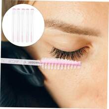 10/30/50 Pieces Eyelash Brush Tubes, Disposable Mascara Brush Tubes, Reusable Eyelash Brushes Dustproof Cleaning Storage Tubes - Pink - View 7