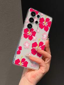 1 ốp lưng điện thoại TPU mềm chống rơi màu hồng họa tiết hoa, in UV, tương thích với các dòng máy GALAXY S25, S25 PLUS, S25 ULTRA, S24, S24 PLUS, S24 ULTRA, S23, S23 PLUS, S23 ULTRA, S23 FE, S22, S22 PLUS, S22 ULTRA, S21, S21 PLUS, S21 ULTRA, A56, A55, A54, A53, A52, A51, A23, A22, A24, A25, A26, A12, A13, A14, A15, A16, A32, A33, A34, A35, A36, A05, A05S, A06, A07, F15, M15, M55, A17, A37, A57, S25 FE. S26, S26 PLUS, S26 EDGE, S26 ULTRA, A3, A5 (Phiên bản quốc tế, không phải phiên bản nội địa), 13C, 14C, 15C (Phiên bản quốc tế, không phải phiên bản nội địa), HONOR 400, 400 PRO, 500, 500 PRO - Nhiều màu - Xem 3