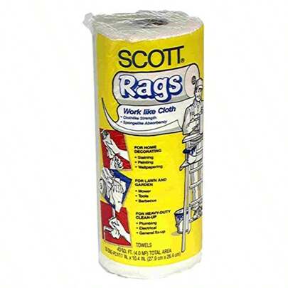 KIMBERLY-CLARK Scott Products 75230 White Scott Rags 55 Unidades