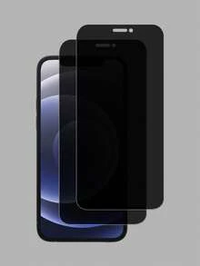 Bộ 2 miếng dán màn hình cường lực chống nhìn trộm, tương thích với các thiết bị Apple, chống trầy xước, chống va đập, lớp phủ chống dầu, cảm ứng mượt mà, phù hợp với các dòng máy Apple X/XR/11/12/13/14/15/16/16Plus/16Pro/16ProMax/16e/17/17 Air/17 Pro/17 Pro Max/17e. - màu đen - Xem 35