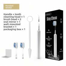 New Portable Soft Hair Multifunctional Manual Toothbrush Non-Slip Metal Toothbrush Necessary For Home Travel Clean And Easy To Wash Without Dirt - L7 Toothbrush Standard Edition + 2 Brush Heads + 1 Stand - View 12
