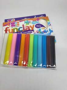 PALSTILINA  DE COLORES EN BARRA 12 PIEZAS - SURTIDO - Ver 5