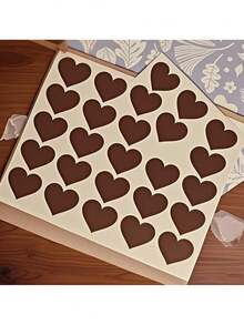 28片自粘预切蜡烛打火贴纸 - 即撕即贴纸质打火垫，适用于DIY手工制作，轻松点燃火焰，无需火柴，散装自粘打火垫 - 心形 - 查看 5