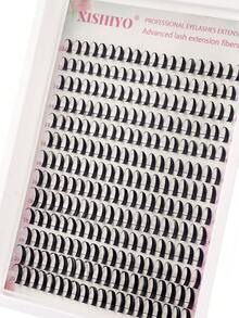 260pcs Cartoon Style Spiky Eyelash Clusters, Anime Eyelash Clusters, Spiky Individual Eyelashes 12-20mm Length, DD/D Curl, Fairy Style Individual Eyelash Clusters, Natural False Eyelashes - D - View 5