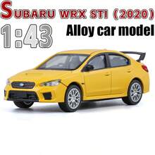 سيارة سوبارو WRX STI مقياس 1:43 معدنية نموذج سيارة سباق معدنية، سيارة ألعاب صغيرة معدنية، مناسبة لهواة السيارات، ديكور المنزل/المكتب، هدية عيد ميلاد مثالية - متعدد الألوان - مشاهدة 12