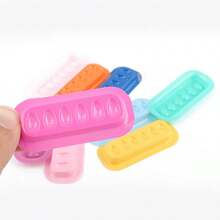 MyAoKuE-Up 100Pcs Tray For Mascara Glue, Plastic Strip-Shaped Pad For Extending Eyelash Length, Plastic Pad Tray For Eyelash Technicians, Professional Eyelash Grafting Tools. - Multicolor - View 6