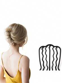 1 chiếc kẹp tóc tạo kiểu - Kẹp tóc búi cao, kẹp tóc chuyên nghiệp, phụ kiện tạo kiểu tóc cho nữ. - nhiều màu - Xem 6