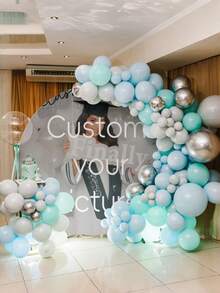 Customized Graduation Ceremony Arch Cover, Polyester Elastic Arch Cover For Wedding And Adult Ceremony Decoration, DIY Party Wedding Backdrop Accessories - Multicolor - View 5