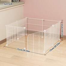 大型透明豪华别墅笼，适合蜜袋鼯、仓鼠和其他小型宠物 - 彩色 - 查看 6