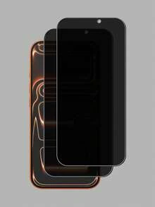 Bộ 2 miếng dán màn hình cường lực chống nhìn trộm, tương thích với các thiết bị Apple, chống trầy xước, chống va đập, lớp phủ chống dầu, cảm ứng mượt mà, phù hợp với các dòng máy Apple X/XR/11/12/13/14/15/16/16Plus/16Pro/16ProMax/16e/17/17 Air/17 Pro/17 Pro Max/17e. - màu đen - Xem 23
