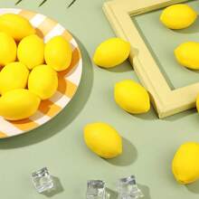 1/5/10个装柠檬挤压减压球，慢回弹减压玩具，缓解焦虑挤压投掷玩具，嘉年华主题派对奖品，礼品袋填充物，派对小礼物 - 彩色 - 查看 4