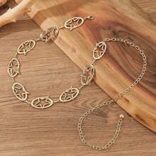 Cadena de cintura de metal con estrella de cinco puntas hueca, estilo europeo y americano, cadena de cintura versátil y de alta gama para vestidos, vaqueros, duradera y resistente a la decoloración - multicolor - Ver 10