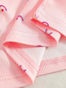 Set de 5 piezas de tops de camisola sin mangas para niñas, cómodos y de moda versátil - Adecuado para uso diario casual/regalo - Multicolor - Ver 7