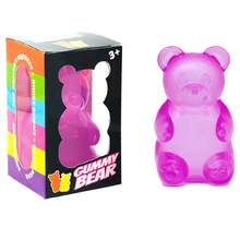 Schylling NeeDoh Gummy Bear - Sensory Fidget Toy With Jelly-Like Filling - 3.5" Tall - Colors May Vary (Pack Of 1) - 紫色 - 查看 7
