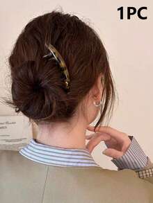 3 pièces Accessoires pour cheveux en forme de croissant de style rétro haut de gamme, pour coiffer les côtés, outil de coiffure pour chignon décontracté, peigne démêlant 7 dents 2026 nouveau, pince à cheveux haut de gamme pour l'occiput, peigne inverse pour chignon, pince à cheveux, épingle à cheveux, bâtonnet à cheveux, cadeau de vacances parfait - Multicolore - Voir 14