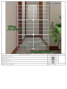Cat Barrier Gate, Pet Fence, Indoor Cat Isolation Barrier, Cat Blocking Board - Multicolor - View 13