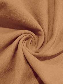 Men's Breathable Linen Loose Casual Sports Pants, Suitable Beach, Spring/Summer - Màu vàng - Xem 6