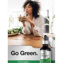 Horbäach Liquid Chlorophyll Drops |   2 Oz |   Vegan, Non-GMO, And Gluten Free Formula |   Natural Peppermint Flavor - 1PCS - 查看 5