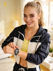 D8智能手表，女士智能手表，时尚女士智能手表，优雅纤薄设计，1.53英寸高清触摸屏，全触控显示，高亮度屏幕，3ATM防水，游泳防水，IPX8级防水，超长续航 - 查看 4