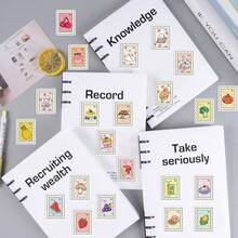 50 miếng dán hình hoạt hình dùng trang trí laptop, sổ lưu niệm, hành lý, đồ tự làm, quà tặng sáng tạo. - 1 Set - Xem 4