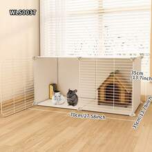 Large Animal Cage With Litter Tray, Suitable For Hamsters, Squirrels And Other Small Pets - Splicing - View 6