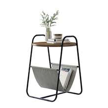 Ilios Innova Mesa Auxiliar con Revistero: Perfecta Mesita de Noche para Recámara y Mesa de Cabecera Ideal como Mesa Auxiliar Esquinera y Mesa de Noche Multifuncional - como en la imagen - Ver 8
