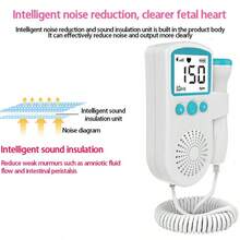 Baby Heart Detection Monitor For Pregnancy With Gel, High Sensitivity Large Display, Home Use, Thoughtful Gift For New Parents - Green - View 3