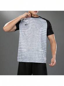 Áo thun ngắn tay thoáng khí Under Armour Unisex Xuân Hè 2026 mới dành cho bóng đá, tập luyện, chạy bộ, thể dục 24500510-011 - Xám - Xem 6