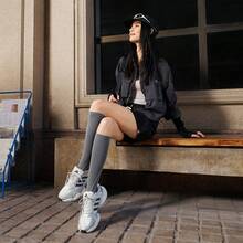 MEGASTRIDE 男士“休闲鞋”超轻减震复古厚底休闲运动鞋 - 白色 - 查看 7