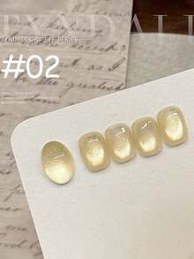 10毫升春夏流行梦幻丁德尔猫眼凝胶指甲油 2026 新款闪光美白小灯泡高密度磁粉粉色蓝色绿色水晶猫眼美甲美甲用品粉色美甲蓝色美甲 - 彩色 - 查看 23