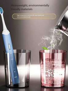 1pc Automatic Toothpaste Dispenser With Toothbrush Holder, Wall-Mounted Toothbrush Storage Rack With Rinse Cup, Space-Saving Bathroom Organizer For Toothbrush And Cup, Home Bathroom Decor, Autumn, Back To School - White - View 9