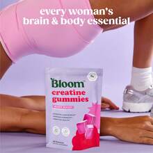 Bloom Nutrition Creatine Gummies -  Energy, Cognitive Health & Post-Workout Muscle Recovery Promotes & Muscle Improves - Creatine For Women - Tăng cường sức mạnh quả mọng - Xem 8
