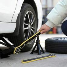 Bộ 2 cờ lê bánh cóc nâng xe, cờ lê bánh cóc kéo dài, cờ lê cẩu bằng kim loại bền chắc với núm xoay 360°, dễ dàng lắp ráp và tháo rời. - 2 chiếc - Xem 5